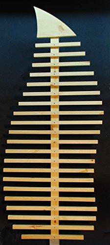 dobar Design Pflanzen-Rankhilfe, Rankgitter-Rankgerüst, natur, 76 x 6.5 x 186 cm, 58220e - 9