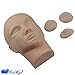Eseewigs Training Mannequin Manikin Model Flat Head Practice Eyelash Extension Mannequin Training Head