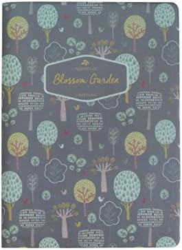 PAPERIAN Blossom Garden Anti Skimming Passport Case - Floral patterned RFID Blocking Passport Cover (Central Park)
