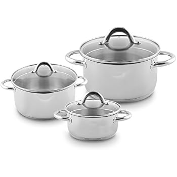 Karcher Topfset Mia aus Edelstahl, Kochgeschirr Induktion