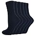 Produktbild Comfort Collections Herren-Socken, Baumwolle, einfarbig, verschiedene Farben und in einer Packung, baumwolle, navy, 12er-Pack