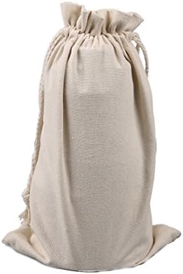 AoDao Drawstring Muslin Storage Bags 3.9x5.5 Inch 12 Pack Organic Produce Reusable Cotton Gift Bags