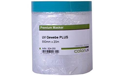 6 x Colorus Masker Tape PLUS UV Gewebe 55 cm x 20m Cover Quick Abdeckfolie Maskerband - 2
