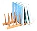 Produktbild DFHHG® Bücherregal, Cup Holder Dish Racks Bambus Korrosionsschutz Durable 27 * 12 * 12Cm dauerhaft