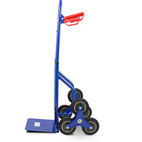 BITUXX® Treppenkarre Sackkarre Treppe Treppensackkarre 200kg Treppensteiger Stapelkarre Klappbar Hartreifen - 3