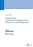Image de Kooperatives Lieferantenmanagement im Maschinen- und Anlagenbau