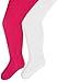 Twins Baby Girls Tights, 2-Pack, Multicoloured (Rosé/Weiss), 3 Years (Manufacturer size: 98)
