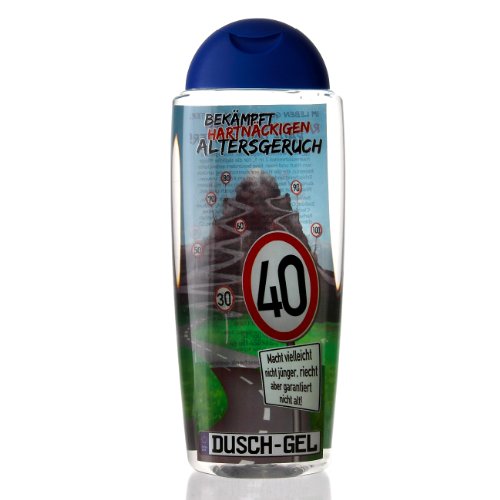 Lustige Apotheke Duschgel gegen Altersgeruch zum 40. Geburtstag