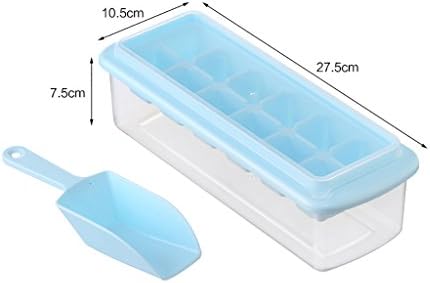 YXWbg Ice Cube Tray Ice Cube Tray, Ice Cube Tray Moulds with Non-Spill Lid, Best for Water, Cocktail and Other Drink ice molds (Color : B)