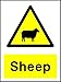 Produktbild Schaf Landschaft & Landwirtschaft Hinweisschild Vinyl Aufkleber Best auf eBay