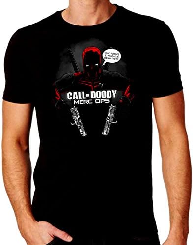 Deadpool Call of Doody T-Shirt - Mens Comedy T-Shirt Deadpool 2 t-Shirt