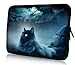 Produktbild Luxburg® Design Laptoptasche Notebooktasche Sleeve für 17,3 Zoll, Motiv: Katze und Felsen