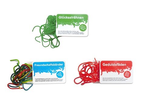 Preisvergleich Produktbild Liebeskummerpillen Glücks-Set (Geduldsfäden, Glückssträhnen, Freundschaftsbänder)