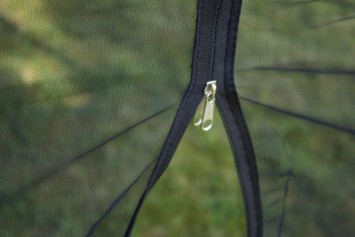 Nexos Fliegengitter 12 m schwarz – Moskitonetz für Pavillon Insektenschutz - 5