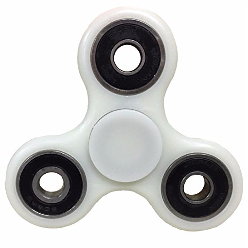 FEZZ Hand Spinner Tri-Spinner Fidget Toy Plastic EDC High Speed Time Killer for Autism and ADD ADHD Anxiety Stress Relief Focus Toys Gift (White) FEZZ Hand Spinner Tri-Spinner Fidget Toy Plastic EDC High Speed Time Killer for Autism and ADD ADHD Anxiety Stress Relief Focus Toys Gift (White)