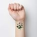 Tattify Flower Temporary Tattoo - You're Turning Violet, Violet! (Set of 2)