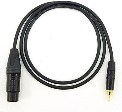 Stealth Series Patch Signal Lead RCA Black (1M, FXLR)