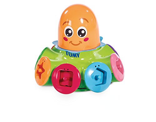TOMY Sort and Pop Spinning Top Octopus