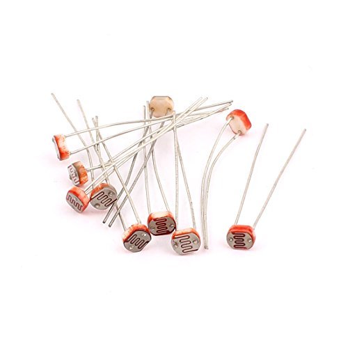 Fotorresistencias dealmux 10pcs gl5539 30k-90k ohm 150v ldr dependiente de la luz