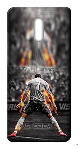 Mott2 Back Case for Nokia 6 | Nokia 6Back Cover | Nokia 6 Back Case - Printed Designer Hard Plastic Case - Cristiano Ronaldo-CR7 Theme