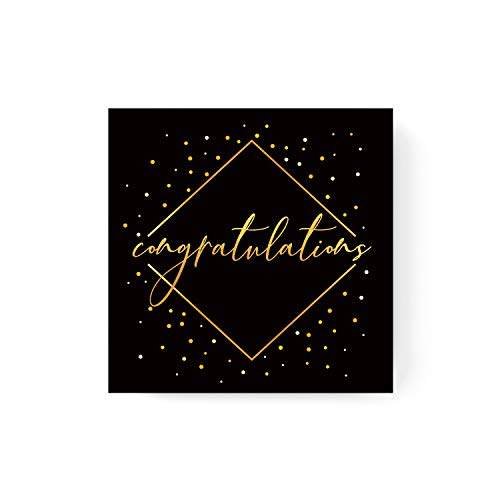 The Tender Curve Congratulations Greeting Cards, 8x8 cm