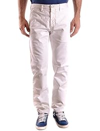 Bikkembergs Hombre MCBI042086O Blanco Algodon Jeans