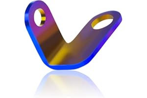 iSpchen Bremsflüssigkeitsbehälter Motorrad Bremsreservoir Halterung Flüssigkeitsflasche Aluminium Bremsflüssigkeitsbehälter Bremsbehälter Motorradzubehör Halterung