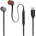 JBL TUNE 310C USB-C Wired Hi-Res In-Ear Headphones, Black