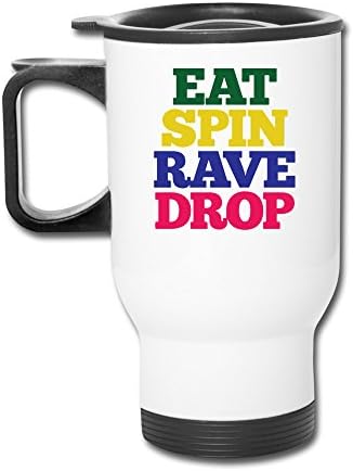 HNN Eat Spin Rave Drop Travel Mugs