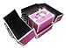 Sparkly Hot Pink 2 Piece Beauty Makeup Vanity Case Box Hair Nails Jewellery