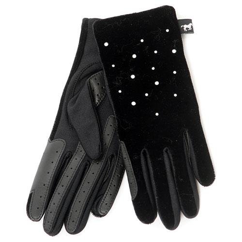 Velvet-Scatter-Gloves-Black-Age-10-and-Over