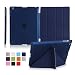 Produktbild Tancurry iPad Schutzhülle Tasche Backcover Chic iPad Umgeklappt Hülle mit Auto Schlaf Wach Funktionipad (iPad mini123, Dunkelblau)