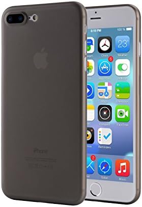 iphone 7 Plus Protect Case,Mooom [0.44mm] Ultra-Thin Back Cover Bumper Hard Shockproof Lightweight with PP Material [Perfect Fit] for iphone7 Plus 5.5 inch (Matte black)