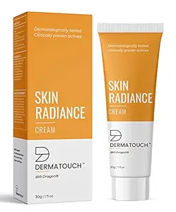DERMATOUCH Skin Radiance Cream For Glowing Skin || Protects Against Skin Damage || Reduces Pigmentation, Dark Spots, Age Spots || Provides Deep Nourishment || Suitable For All Skin Types - 30G