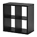 Produktbild Ikea KALLAX Regal schwarzbraun; (77x77cm); Kompatibel mit EXPEDIT