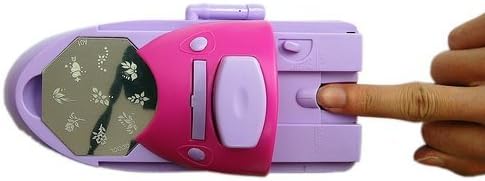 Nail art printing machine with 5 selective plates for different logos + Free nail brush