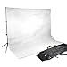 Produktbild Hintergrundsystem mit Hintergrundstoff in weiss Fotostudio 300x300cm höhenverstellbar mit Tragetasche