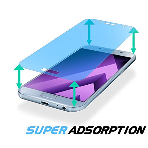 Samsung Galaxy A5 (2017) Schutzfolie, KKtick Displayschutz für Samsung Galaxy A5 (2017) 5.2 Zoll temperiert Transparent Ultra Klar Film folie Displayschutzfolie (1 PCS) - 5