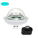 La mini bola de discoteca es muy compacta y liviana, fácil de transportar. Perfecto para llevar el ambiente de fiesta de discoteca a cualquier lugar.