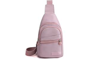HILEYU Sling Chest Bag,Tasche Herren Umhängetasche Schulter Crossbody Tasche Wasserdichte Gürteltasche Freizeittasche Kleiner Sportrucksack Brusttasche für Reisen Wandern Laufen Sport