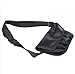 niceeshop(TM) Professional PVC Cosmetic Makeup Brush Apron Bag with Artist Belt Strap,Black