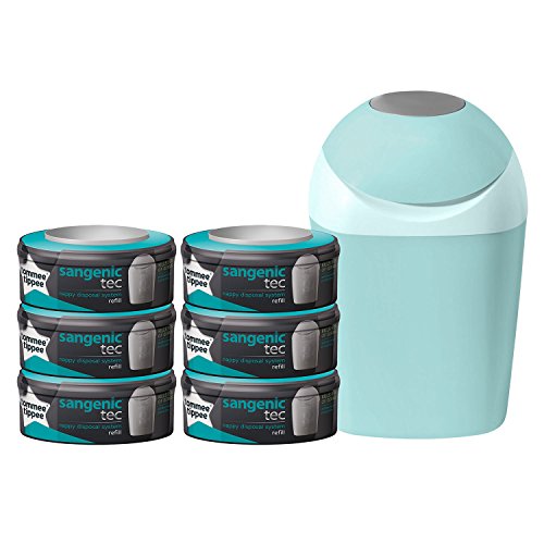 Tommee Tippee Sangenic Tec Nappy Disposal Starter Kit (Green)