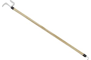 Mobiclinic, Bastone per vestirsi, Marchio europeo, Con 3 ganci, Accessori disabili, Legno