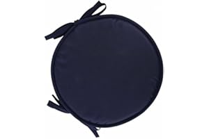 HIKAKA Coussins De Chaise De Jardin Ronds De Siège Tabouret De Bistro Patio Maison,Coussins Intérieur/Extérieur Colorés De Maison De Jardin Diamètre 30 cm/38 cm,Housse De Coussin De Meubles De Patio