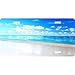 Produktbild Cara King Paradise Tropical Beach Front Metal Aluminum License Plate Vanity car Tag Home Door Sign 6" x 12" with 4
