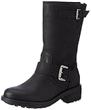 biker boots damen braun  BULLBOXER Damen 427500E6L Stiefel, Schwarz (Black), 38 EU