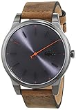 Lacoste Herren Analog Quarz Uhr mit Leder Armband 2010968