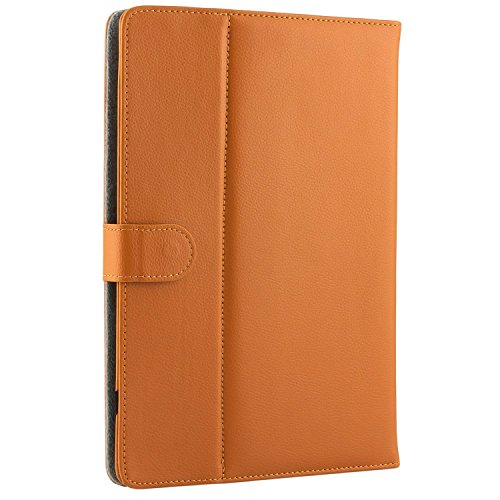 iProtect Kunstleder Tasche für MEDION LIFETAB Schutz Hülle Case mit Stylus PEN für S10334 MD98811 10,1 Zoll braun - 6