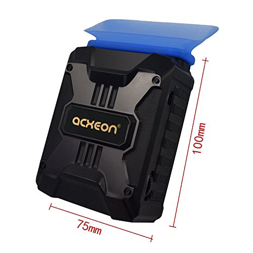 Acxeon tragbare Mini Laptop Kühler Vacuum Air Extrahieren Kühlung Cooling pad – Unterstützung verschiedener Größe 14in zu 17in Laptop / Notebook – Stromversorgung über USB - 6