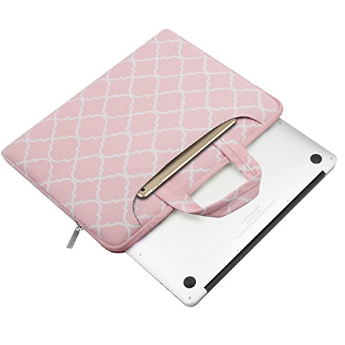 MOSISO Notebooktasche f  r 13-13 3 Zoll MacBook Pro  MacBook Air  Notebook Computer Quatrefoil Stil Laptop Schultertasche Sleeve H  lle Umh  ngetasche